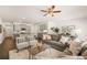 Open concept living room with kitchen and dining area views at 1422 Gray Branch Dr, Lawrenceville, GA 30045