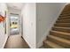 Light-filled entryway with hardwood floors and view to the backyard at 348 Elgin Dr # 162, Lawrenceville, GA 30045