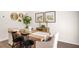Elegant dining room with wood table and neutral decor at 348 Elgin Dr # 162, Lawrenceville, GA 30045