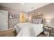 Bright bedroom with a comfortable bed, stylish decor and plenty of closet space at 348 Elgin Dr # 162, Lawrenceville, GA 30045