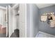 Closets with built in shelving and hanging rod at 3739 Tielman St, Snellville, GA 30078