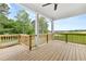 Spacious deck overlooks a lush green backyard at 3739 Tielman St, Snellville, GA 30078