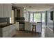 Newly installed white kitchen cabinets and gray walls at 2112 Bradford Pear Se Cir, Conyers, GA 30013