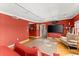 Relaxing living area with large TV and hardwood floors at 3435 Kingsboro Ne Rd # 1201, Atlanta, GA 30326