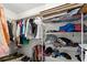 Walk-in closet with wire shelving and hanging rods at 3435 Kingsboro Ne Rd # 1201, Atlanta, GA 30326