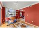 Home bar with hardwood floors and city views at 3435 Kingsboro Ne Rd # 1201, Atlanta, GA 30326