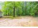 Large backyard with mature trees and open space at 6626 Dorian Dr, Union City, GA 30291