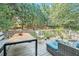 Relaxing deck with seating and a view of the backyard at 103 Sweetbriar Walk, Stockbridge, GA 30281