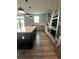 Modern kitchen with island, stainless steel appliances, and light grey cabinets at 37 Ridgeline Nw Way, Cartersville, GA 30121