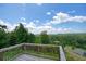 Deck overlooking wooded area with scenic view at 37 Ridgeline Nw Way, Cartersville, GA 30121