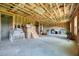 Spacious unfinished basement area with exposed framing and concrete floor at 37 Ridgeline Nw Way, Cartersville, GA 30121