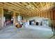 Unfinished basement with concrete floors, providing ample storage space at 37 Ridgeline Nw Way, Cartersville, GA 30121