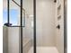 Large walk-in shower with built-in bench and glass enclosure at 37 Ridgeline Nw Way, Cartersville, GA 30121