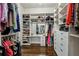 Large walk-in closet with ample shelving and drawers at 4317 Oglethorpe Nw Loop, Acworth, GA 30101