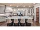 Spacious kitchen boasts granite island and stainless steel appliances at 4317 Oglethorpe Nw Loop, Acworth, GA 30101