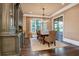 Formal dining room with built-in hutch and hardwood floors at 4317 Oglethorpe Nw Loop, Acworth, GA 30101