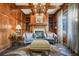 Cozy library boasts built-in shelving, a fireplace, and comfortable seating at 4317 Oglethorpe Nw Loop, Acworth, GA 30101