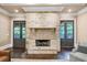 Fireplace with stone surround is the focal point of this spacious Gathering room at 4317 Oglethorpe Nw Loop, Acworth, GA 30101