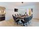 Game room with poker table, TV, and access to a bathroom at 3206 Arden Rd, Atlanta, GA 30305