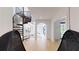 Elegant hallway with a spiral staircase and stylish hanging chairs at 3206 Arden Rd, Atlanta, GA 30305