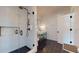 Spa-like bathroom with walk-in shower, marble accents, and herringbone tile at 3206 Arden Rd, Atlanta, GA 30305