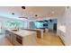 Large kitchen with marble island and high-end appliances at 3206 Arden Rd, Atlanta, GA 30305