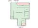 Second floor plan showing primary bedroom and bath at 3266 Henderson Mill Rd # C, Atlanta, GA 30341
