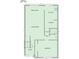 First floor plan showing living room, kitchen and bedroom at 3266 Henderson Mill Rd # C, Atlanta, GA 30341