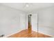 Hardwood floor bedroom with multiple entrances at 107 Gladstone Sw Dr, Marietta, GA 30060