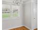 Simple dining area with hardwood floors and neutral colors at 107 Gladstone Sw Dr, Marietta, GA 30060