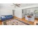 Bright living room with hardwood floors and open concept design at 107 Gladstone Sw Dr, Marietta, GA 30060