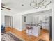 Modern kitchen with stainless steel appliances and breakfast bar at 107 Gladstone Sw Dr, Marietta, GA 30060