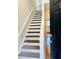 Interior view of a staircase leading to the upper level at 603 Brighton Ct, Norcross, GA 30071