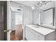 Bathroom with a vanity and view of bedroom at 2870 Pharr Court South Nw # 607, Atlanta, GA 30305