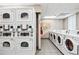 Clean laundry room with modern washers and dryers at 2870 Pharr Court South Nw # 607, Atlanta, GA 30305