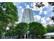 Tall building exterior with lush landscaping and a fountain at 2870 Pharr Court South Nw # 607, Atlanta, GA 30305