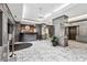 Modern building lobby with marble floors and stylish decor at 2870 Pharr Court South Nw # 607, Atlanta, GA 30305