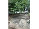 Large backyard with patio, landscaping, and shed at 3503 Larkspur Ter, Decatur, GA 30032