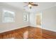 Bright bedroom with hardwood floors and ensuite bathroom at 1875 Langston Sw Ave, Atlanta, GA 30310