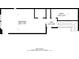 Upper floor plan showing a bedroom and bathroom at 1875 Langston Sw Ave, Atlanta, GA 30310