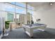 Stylish game room featuring a pool table and city views at 3325 Piedmont Ne Rd # 1801, Atlanta, GA 30305