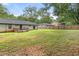 Large backyard with a deck and plenty of green space at 2769 Glenvalley Dr, Decatur, GA 30032