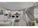 Open floorplan living room with kitchen and dining area views at 5150 Longview Run, Decatur, GA 30035