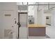 Convenient laundry closet with stackable washer and dryer at 20 Marietta Nw St # 3G, Atlanta, GA 30303