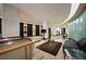 Elegant lobby with seating, elevators, and escalator at 20 Marietta Nw St # 3G, Atlanta, GA 30303
