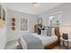 Spacious bedroom with a king-size bed and basketball decor at 77 Werner Brook Way, Atlanta, GA 30354