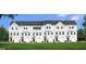 Three-story townhouses with attached garages at 77 Werner Brook Way, Atlanta, GA 30354
