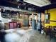 Unfinished basement area with exposed utilities and storage shelving at 2606 Ramblewood Ct, Acworth, GA 30102