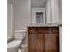 Bathroom with granite vanity and neutral flooring at 3312 Pennington Dr, Lithonia, GA 30038