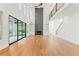 Spacious great room with hardwood floors, fireplace and sliding doors at 2899 Treeside Terrace, Marietta, GA 30066